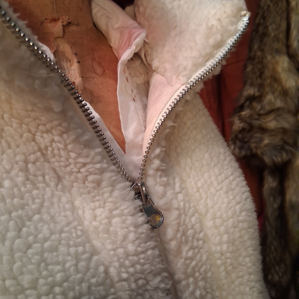 Zara Cream Sherpa Jacket - Picture 4 of 9